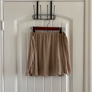 Tobi Off Shoulder Neutral Top